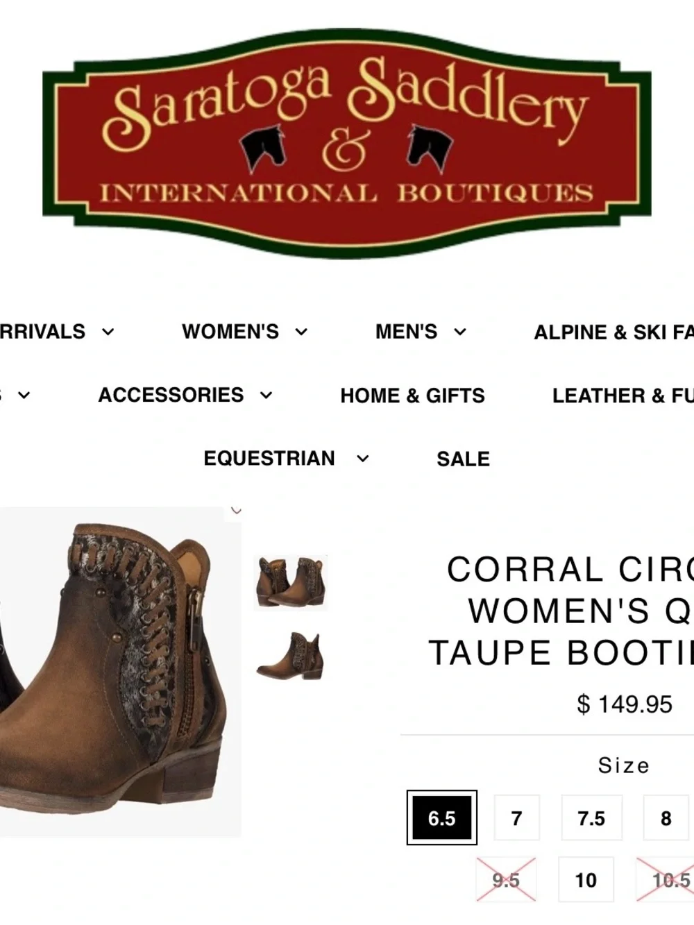 Corral Trading Circle G Urban Cowboy Booties